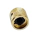 SAPHUE 4 Pcs Metal Volume Tone Dome Tone Guitar Speed Control Knobs with Allen Keys Screws Set for Fender Strat Telecaster Gibson Les Paul Electric Guitar or Bass（Gold）