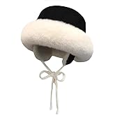 Winter Bucket Hats with Ear Flaps Women Men Fuzzy Beanie Hat Suede Faux Fur Fisherman Cap Cloche Aviator Caps 2025
