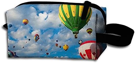 Flying Hot Air Balloons Unisex Toiletry Bag Small Storage Organizer Case Handag