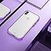 iPhone X Case Cover Crystal Shock-Absorption Soft TPU Bumper and Anti-Scratch Ultra Clear Slim Case for Apple iPhone 10 (Violet)