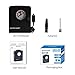 AUTO-VOX Portable Mini Air Compressor Air Pump Tire Inflator，3 Nozzle Adapters & Pressure Gauge & LED Light, for Cars, Bicycles and Balls，Air Mattress Beds, and Pool Floats