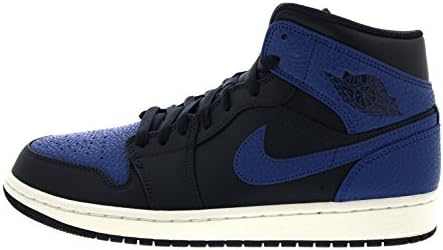 Amazon エア ジョーダン 1 Mid オブシディアン ゲームロイヤル サミットホワイト 412 27 0 シューズ バッグ