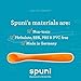 Spuni - First Baby Spoon for 4 Months Onwards, Bouncing Blue and Oops! Orange, 2 Pack