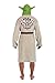 STAR WARS Tan Green Yoda The Jedi Master Fleece Robe