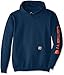 CarharttmensLoose Fit Midweight Logo Sleeve Graphic SweatshirtSuperior BlueLarge Tall