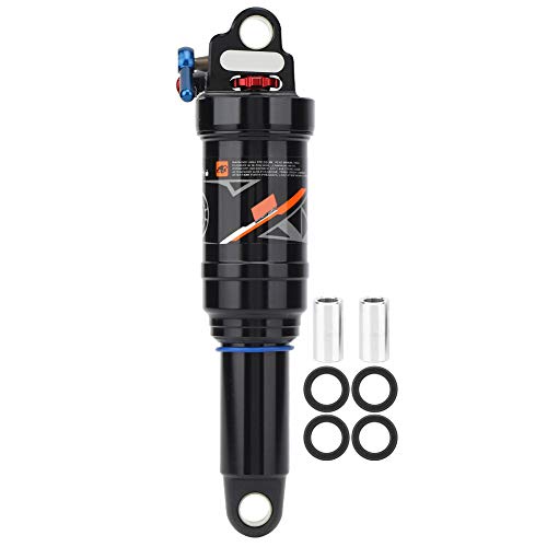 Keenso Bike Rear Shock Absorber, Mountain Bike Air Rear Shock With Lockout165mm 190mm 200mm Bicycle Suspension(190mm)