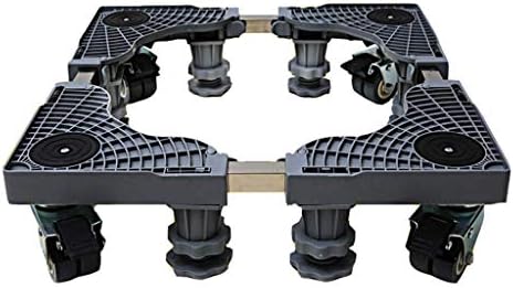 B0dxhsnr 車 バイク 大型家電キャスターアジャスタブル可動タンブル乾燥機炊飯器冷蔵庫冷凍庫多機能ブラケットと家電ベース洗濯機ローラートロリー B0dxhsnr