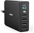 Anker USB Type-C PD Charger, Premium 5-Port 60W Wall Charger with One 30W Power Delivery PowerPort+ USB-C  for MacBook, iPhone X /8 /8 Plus, Nexus 5X / 6P, PowerIQ for iPhone, iPad, Samsung, and More