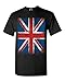 Union Jack Vintage British Flag T-shirt Flag Shirts #13315 2XL Black
