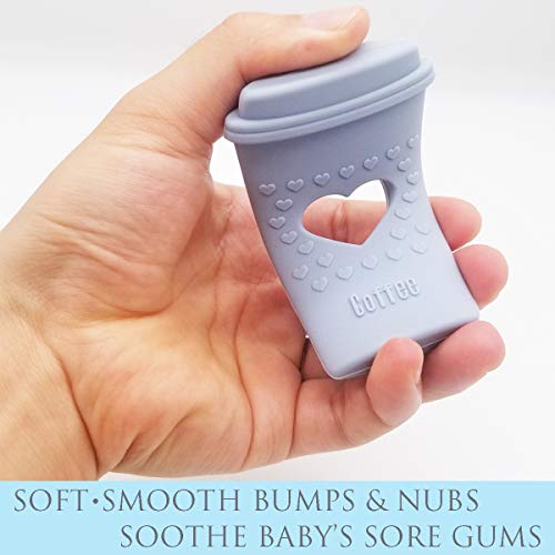 CANAY Baby Teething Toys | Baby Teether Toys with Teether Pacifier Clip Holder | BPA-Free Molar Teether Toys | Best