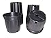 Seed Kingdom 12 New Plastic Nursery 3 Gallon Trade Pot ~ Actual Volume: 2.296 Gallons