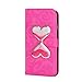iPhone 6S Plus / 6 Plus Wallet Case,PHEZEN Bling Liquid Glitter Love Heart Flowing 3D Hourglasses Luxury Pu Leather Magnet Flip Case Cover with Credit Card Slot for iPhone 6/6S Plus 5.5