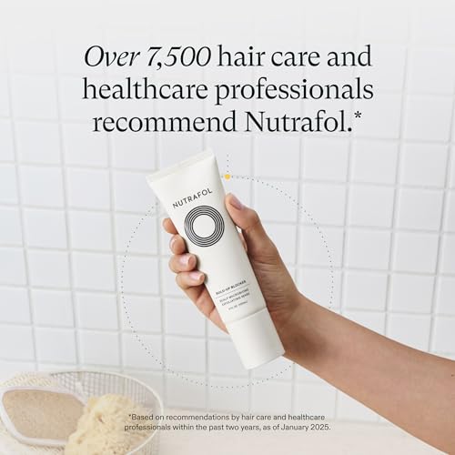 Nutrafol Exfoliating Scalp Mask, Eliminates Product Build-up and Oil for Healthier Hair and Scalp, Physician-formulated for Thinning Hair, Color and Extension Safe - 4 Fl Oz Bottle