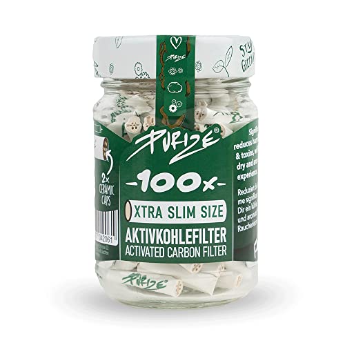 PURIZE® Glass I 100 Xtra Slim Size (White)
