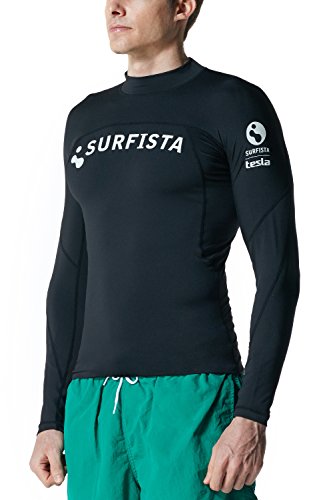 Tesla-Surfista-Mens-Performance-Long-Sleeve-Crew-Athletic-Fit-Rashguard-T71 Tesla-Surfista-Mens-Performance-Long-Sleeve-Crew-Athletic-Fit-Rashguard-T71
