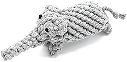 Cotton Dental Teaser Puppy Pet Chew Rope Toy Dog Puppy Teeth Cleaning Toy Braided Animal Play Toy Elephant