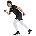 Kuangmi Leg Compression Sleeve Breathable UV Sun Protection Basketball,Running,Cycling,Pain Relief,Shin Splints (General White (Pair), Medium)