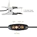 LEPOWER New Version Metal Clip On Light, Flexible Bed Light with 3 Colors x Stepless Adjustable Brightness, Eye Caring Reading Light for Desk, Bed Headboard and Computers(White)-No AC Adapter