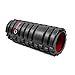 Cosmesis Fitness Foam Roller - 13 Inch Massager - Thick High Density Black EVA on Rigid ABS Tube with Carry Bag - Light and Portable but Heavy Duty Deep Tissue Trigger Point Massage Power for Muscles