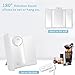KEDSUM Trifold Lighted Makeup Mirror,LED Travel Vanity Mirror with Lights,Tabletop Mirror with 5X Pocket Mirror , Large Dimmable Touch Screen, 180°Rotation Bracket, Batteries or USB Charging