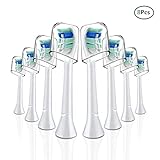 Toothbrush Heads,Toothbrush Replacement Heads For Philips Sonicare,Fit Diamond Clean,ProResults Plaque Control,Gum Health and More Electric Philips Sonicare Toothbrush Snap-On Design (8 pack)