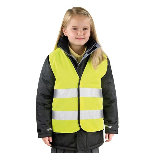 Result Core Kid's Safety Vest High Visibility Polyester Waistcoat Gilet 4-6 Yrs