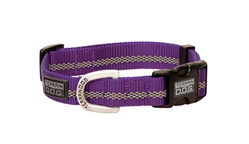 Terrain D.O.G. Reflective Snap-n-Go Collar Purple Medium, 13 - 19 inches, 3/4-i…