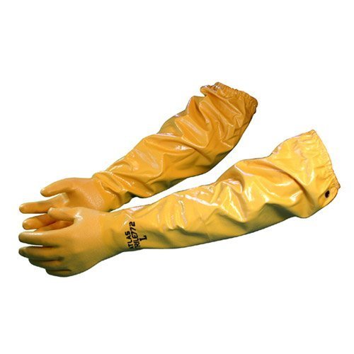 Arms Length Rubber/Latex All Purpose Cleaning Glove (Pair 22.8"Length) Health