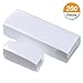 Mudder 200 Pieces Wax Strips Hair Removal Waxing Strips Facial Body Epilating Strips Non Woven Wax Strip, Small and Large (100 Pieces Each)