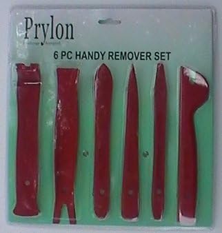 Panel Removal Tool - 6 pcs Premium Auto Trim Upholstery Removal Kit. Easiest to Use Fastener Remover for Door Trim Molding Dash Panel. The Last Pry Bar Scraper You Will Ever Buy. 100% Satisfaction Guaranteed.