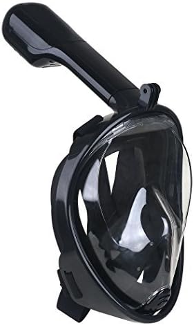 Wild Wayz Full Face Snorkel Mask,GoPro Action Camera Compatible with Anti Fog feature,Tubless Design (Large/Extra Large)