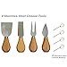 Picnic at Ascot Cheese/Charcuterie Board with Cheese Knives and Markers- Designed & Quality Checked in The USA