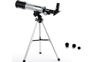 LMSNE Telescopes for Adults Astronomy，Aperture Astronomical Refractor Telescopes for Astronomy Beginners Observe Moon Star, S