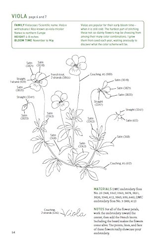 image for Roost Books Embroidered Garden Flowers: Botanical Motifs for Needle an