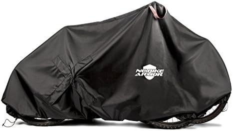 Bicycle Cover for Outdoor Bike Storage: Waterproof Bike Covers for 1 or 2 Bikes - Lockable Weather Protector for Mountain &amp; Road Bikes - Large &amp; XL (Black - X-LARGE)