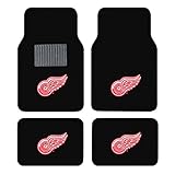 Newly Released Licensed Detroit Red Wings Embroidered Logo Carpet Floormats. Logo on all 4 Mats.