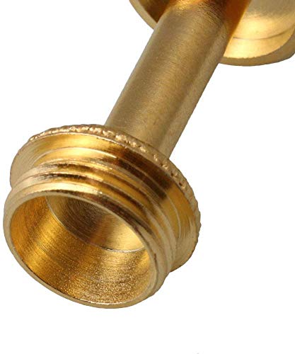 Lheng White Pine Buckle Shell Inlay Trumpet Finger Buttons And Plating Trumpet Parts for Trumpet Accessory 3 Packs