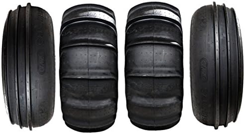 GMZ - Sand Stipper Set of 4 Tires (2) 28x12-14 Front tires &amp; (2) 28x15-14 HP 14 paddle Rear tires for Turbo or Non Turbo cars - Tires only