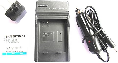 JIOOYEE Battery + Charger For Canon PowerShot SD3500IS SD4000IS SD980IS Digital Camera