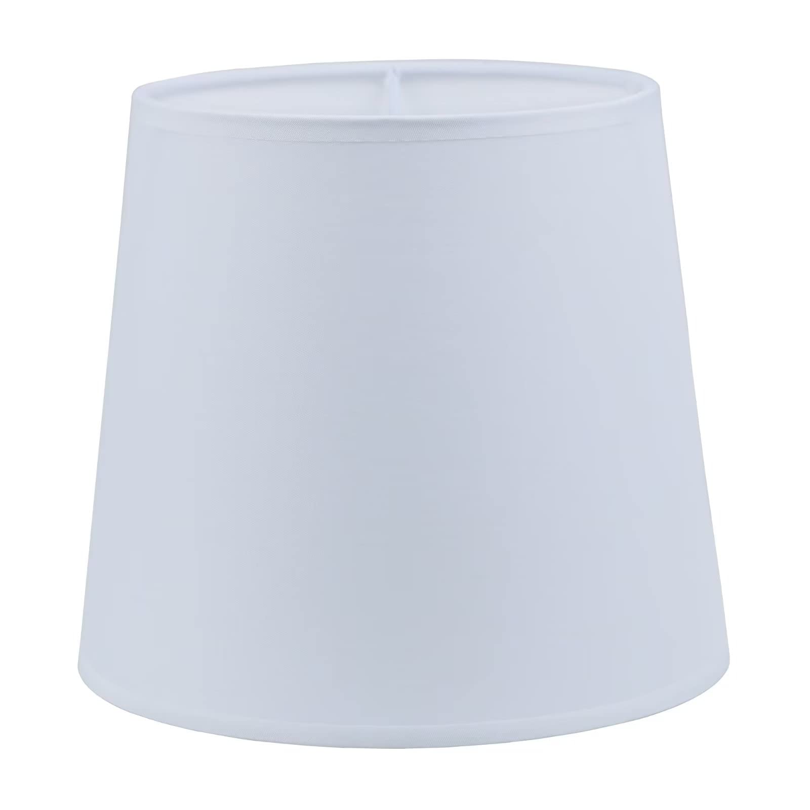 Sinta Lampshades Modern Coolie Fabric Relacement Light Shade Small Light Shade for E14/E27 Chandelier Upright Wall Lamp Small Table Lampshade Candle Light Lampshade,Ø7.5/19cm White