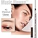 Music Flower Eyebrow Tattoo Pen Microblading Eyebrow Pencil Tattoo Brow Ink Pen with a Micro-Fork Tip Applicator Creates Natural Looking Brows Effortlessly and Stays on All Day (Chestnut)