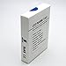 Blue LED Name Badge,SOCW Reuseable Price Tag Rechargeable LED Business Card Screen with 44x11 Pixels USB Programming Digital Sign Temperature Display for Restaurant Shop Exhibition Nightclub Hotel