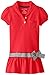 Nautica Girls' Shawl Collar Pique Dress