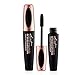 SUNNYM 4D Makeup Eyelash Mascara Eye Lashes Makeup Silk Fiber Lash Mascara Black Thick Lengthening Eye Lashes