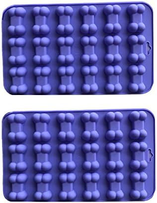 Minchsrin Silicone Molds Purple Bones（2pc）