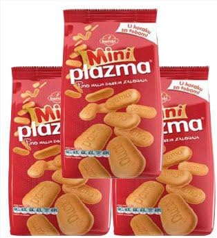 3 x Plazma Mini Snack Biscuits Rich With Vitamins (3 x 120g) 12.7 oz