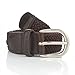Gelante® Children's Canvas Elastic Fabric Woven Stretch Braided Belts 2012-Coffee-M (24-26)