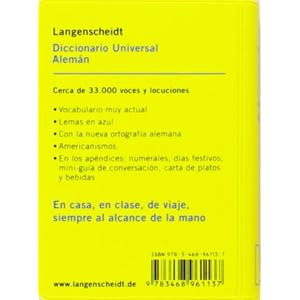 Diccionario Universal alem�n/espa�ol