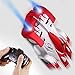 SGILE Remote Control Car Toy, Rechargeable Car for Birthday Present with Mini Control Dual Mode 360° Rotating Stunt Car LED Head Gravity Defying, Red