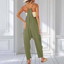 UNIANKIYA One Piece Jumpsuits for women V Neck